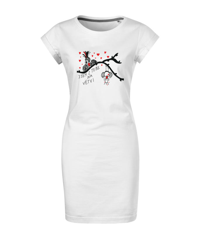 Valentýnská noční košile - Valentýn: Jsem z tebe na větvi