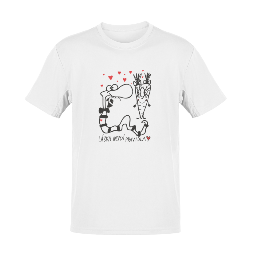 Pánské valentýnské tričko - Valentýn: Mrkev