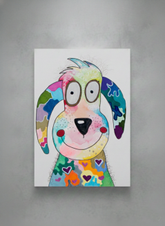 Madlenka – obraz na plátně „Pan Hafan“ (80×60 cm, limitovaná edice 10 ks)