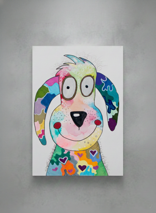 Madlenka – obraz na plátně „Pan Hafan“ (80×60 cm, limitovaná edice 10 ks)