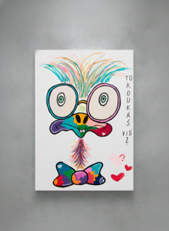 Madlenka – obraz na plátně „Pštros“ (80×60 cm, limitovaná edice 10 ks)